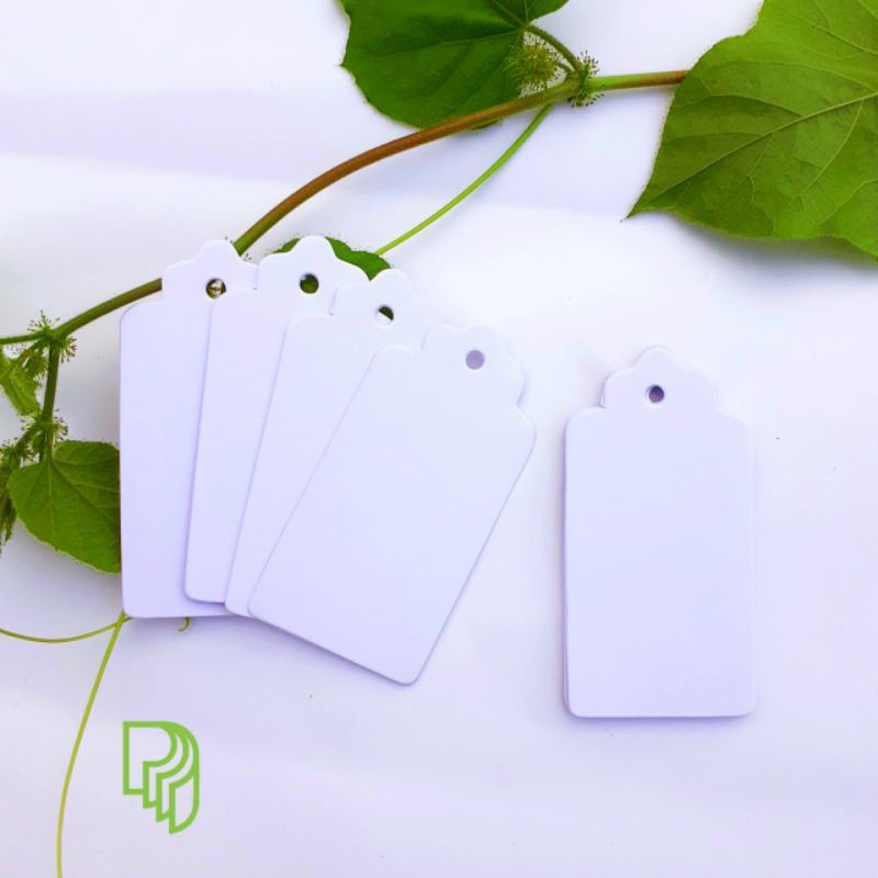 HAGTAG BAJU / HANGTAG PRODUK / HANGTAG POLOS / HANGTAG PUTIH