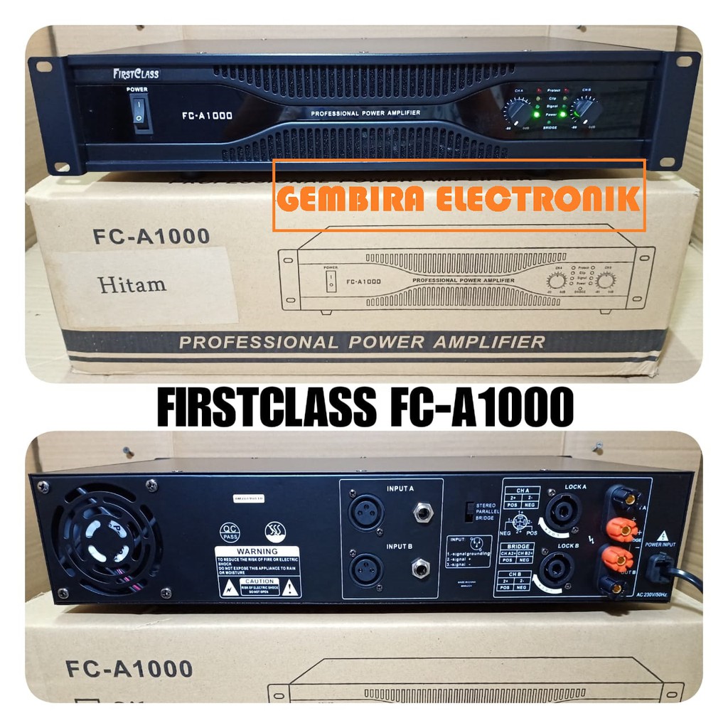 Ampli FIRSTCLASS FC A1000
