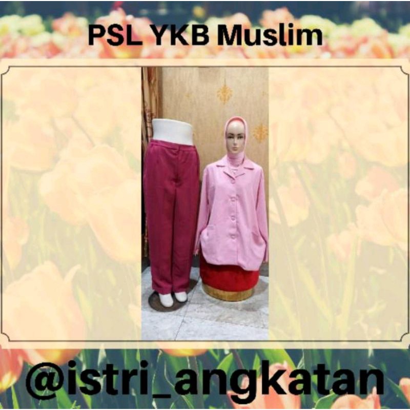 PSL YKB Muslim (Celana Saja /Baju Saja) ukuran S-XL