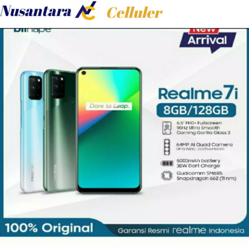 HP REALME 7i [ REALME 7i 8/128 GB ] GARANSI RESMI