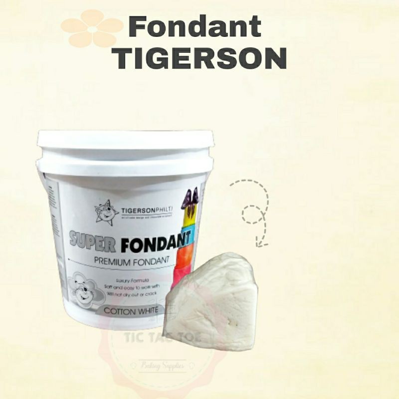 Fondant tigerson 500gr, pondan tigerson 500gr