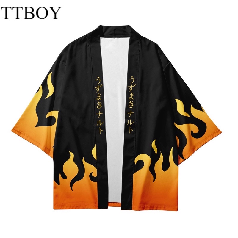 KIMONO CARDINGAN IMPORT PRIA WANITA JEPANG HARAJUKU KOREA M-2XL TB29 NARUTO