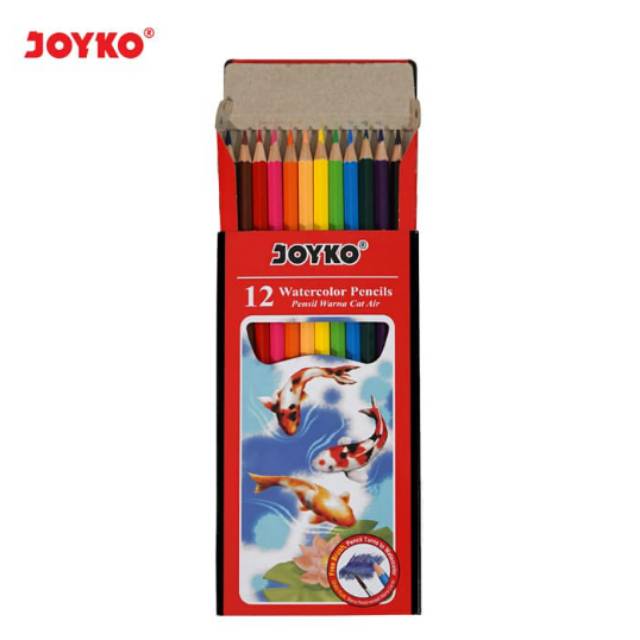

Watercolor Pencils Pensil Warna Cat Air Joyko WCP-110 12 Colors Warna