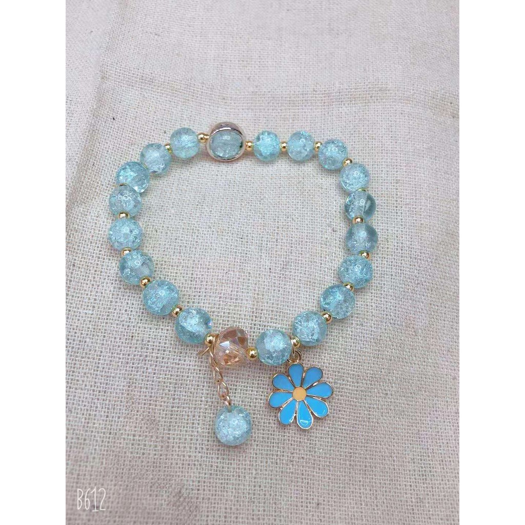 GELANG WANITA FASHION JEWELRY DAISY BLUE SEA