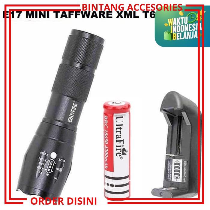 W801 PAKET SENTER POLISI SENTER LED BATRE CAS LAMPU SENTER LAMPU BATRE SENTER ANTI AIR LAMPU CAMPING