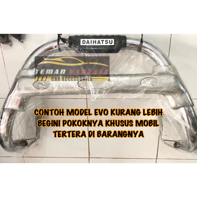 TANDUK BUMPER BEMPER PENGAMAN DEPAN MOBIL EVO PANTHER PANTER KIJANG KJ KUDA
