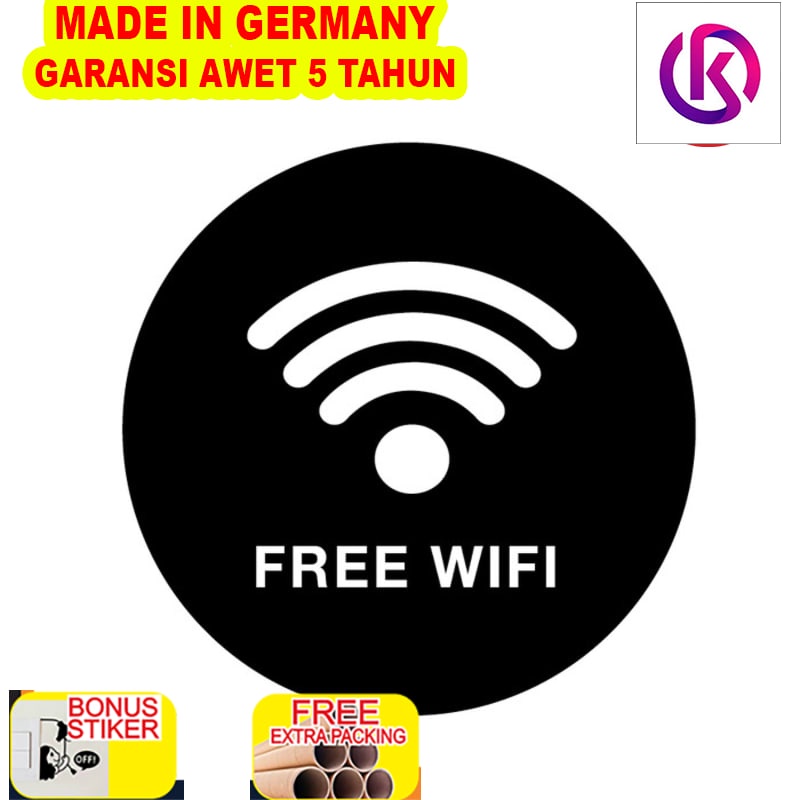 

Terlaris Sign Free Wifi Acrylic Bulat | Acrylic Sign Timbul | Sign Akrilik
