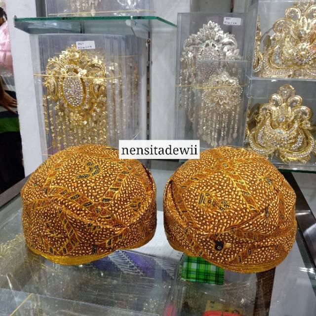 JRIK DAN BLANGKON PENGANTIN (JARIK 1 SET = ISI 2) / MOTIF SIDOMUKTI