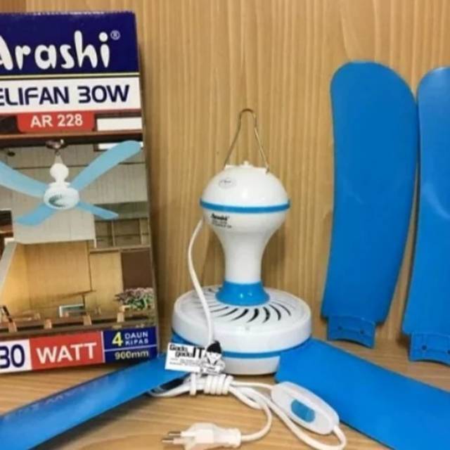 Kipas Angin Gantung Arashi Heli Fan AR 228 - Ceiling Fan 15 Watt