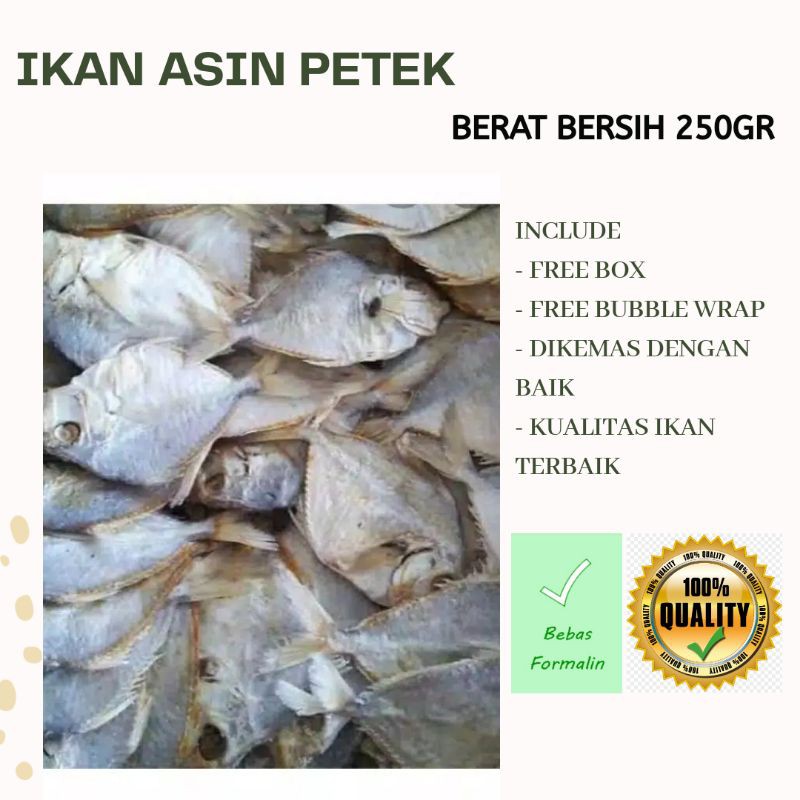 

IKAN ASIN PETEK 250gr