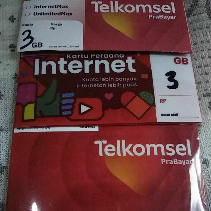 Kartu Perdana Telkomsel Paket UnlimitedMax