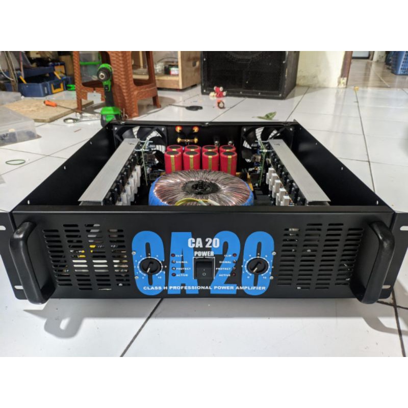 Power Amplifier 20amper ct 55 teroid ca20  free peking kayu