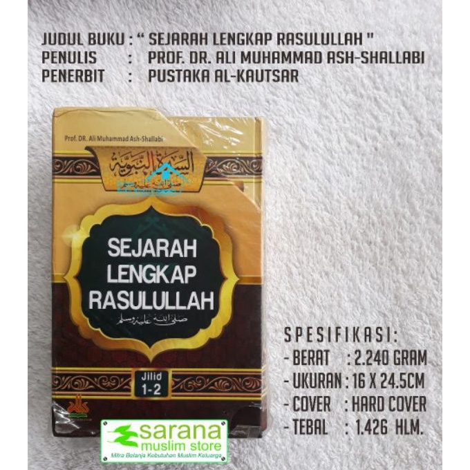 Buku Sejarah Lengkap Rasulullah 2 Jilid