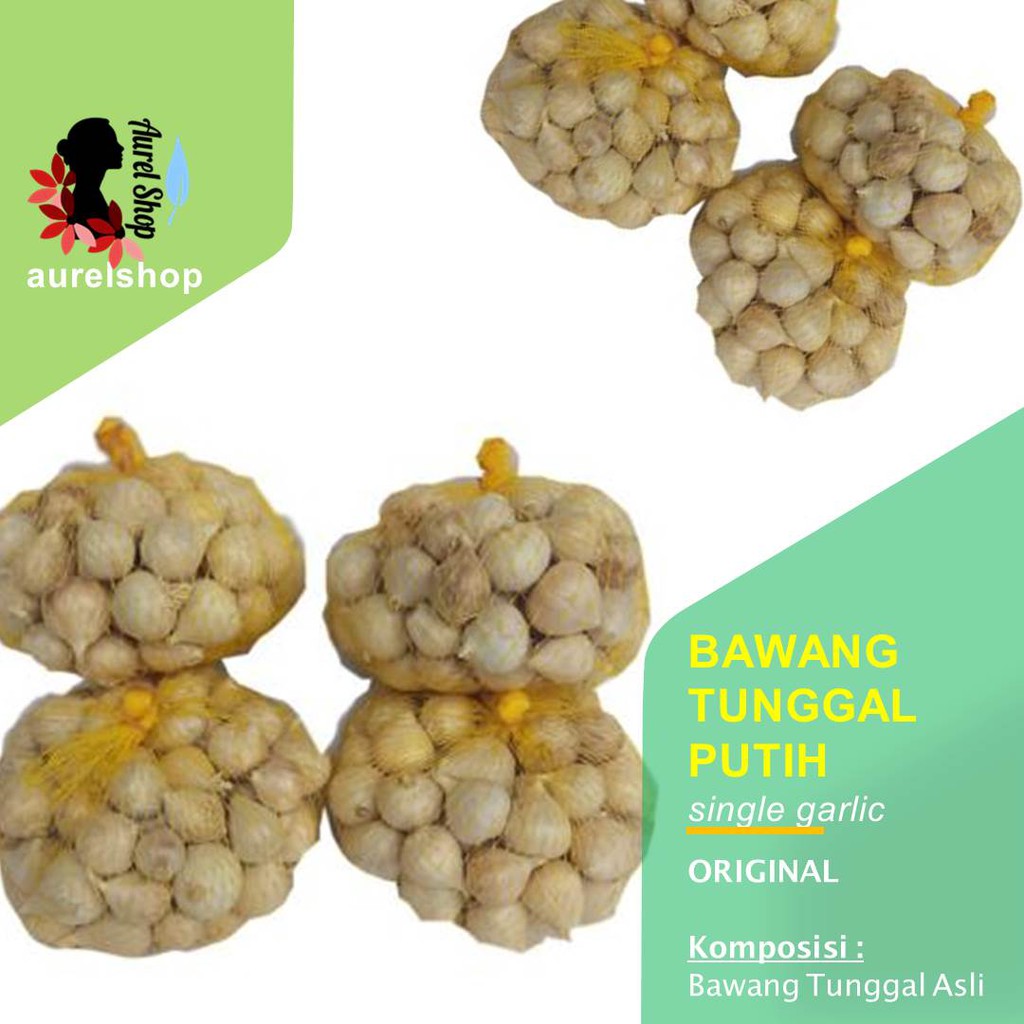 

Bawang Putih Tunggal varian Kulit Putih 250g, 500g, 1 kg