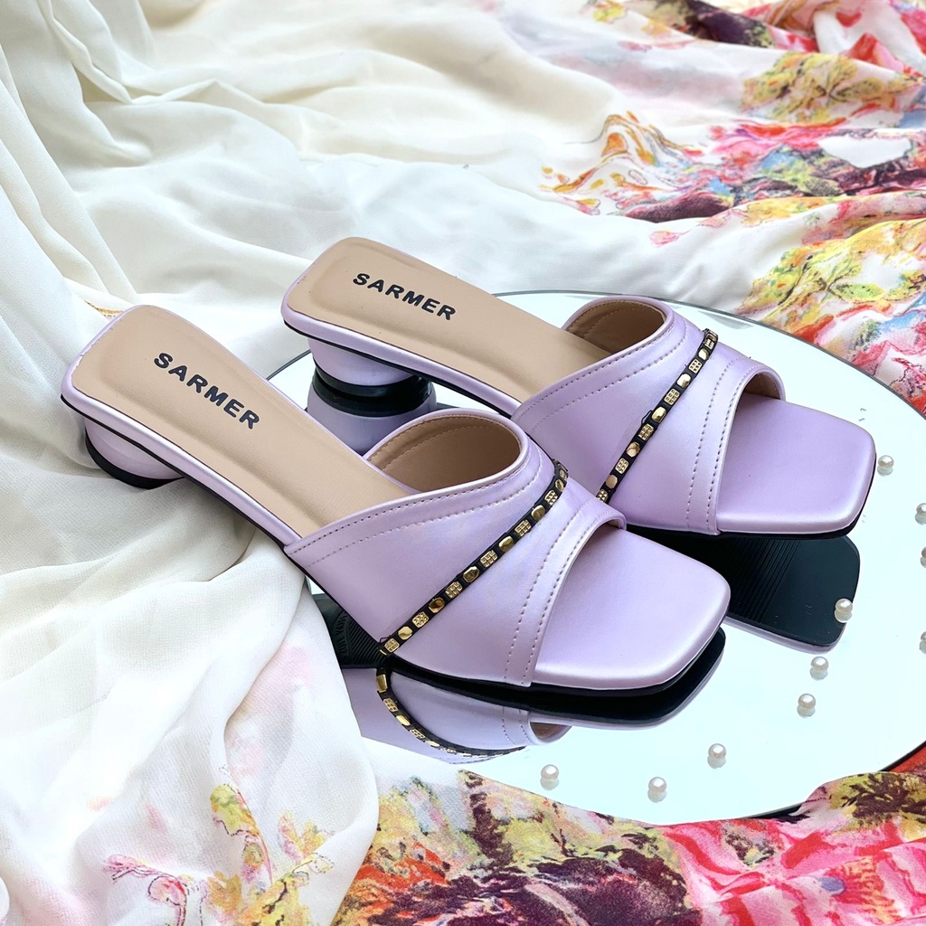 SARMER - MARSHA HEELS 3CM LILAC