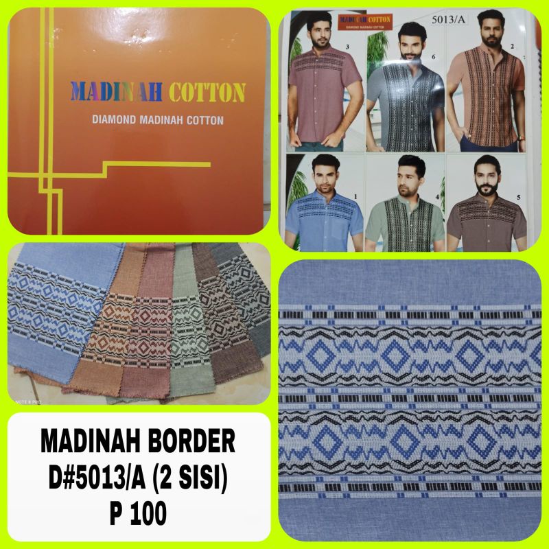 bahan katun madinah motif