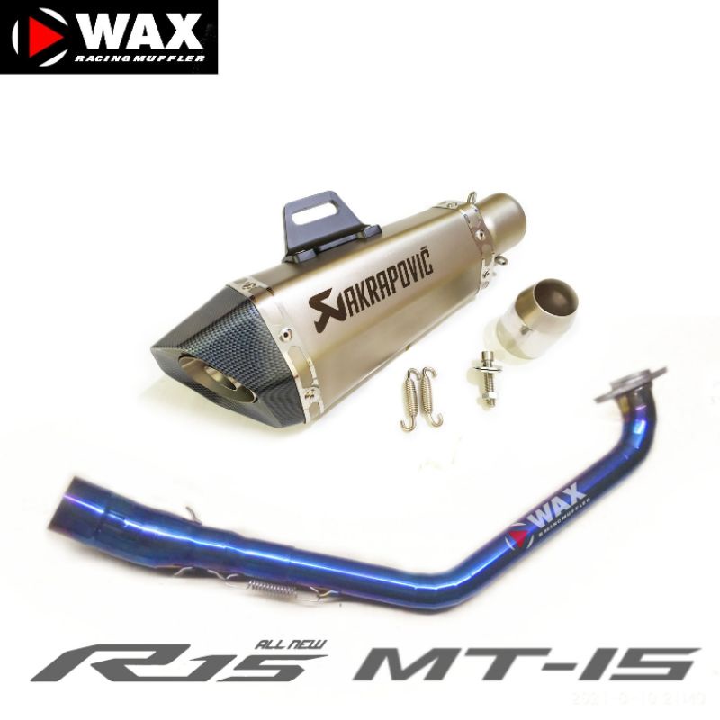 KNALPOT AKRAPOVIC IMPORT FOR YAMAHA R15 R15V3 R15V4 MT15 XSR 155 UNDERBELLY KOLONG