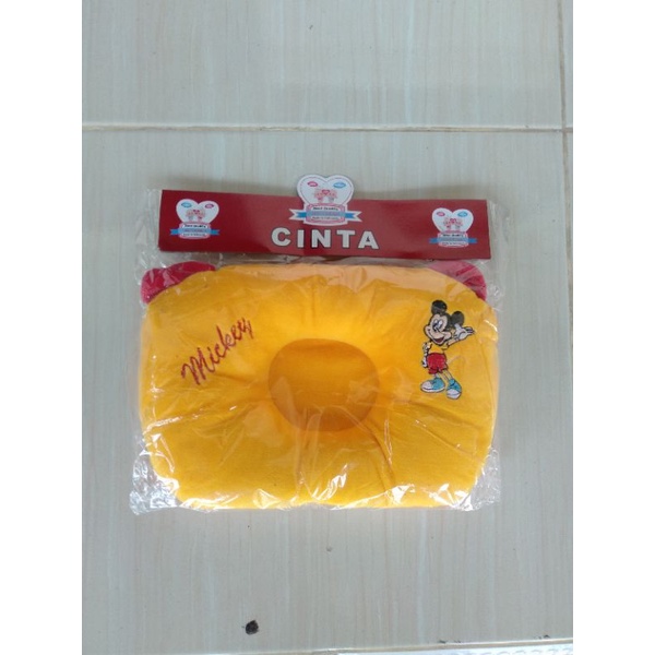 Bantal bayi peang bordir bludru/Bantal bayi bordir SNI