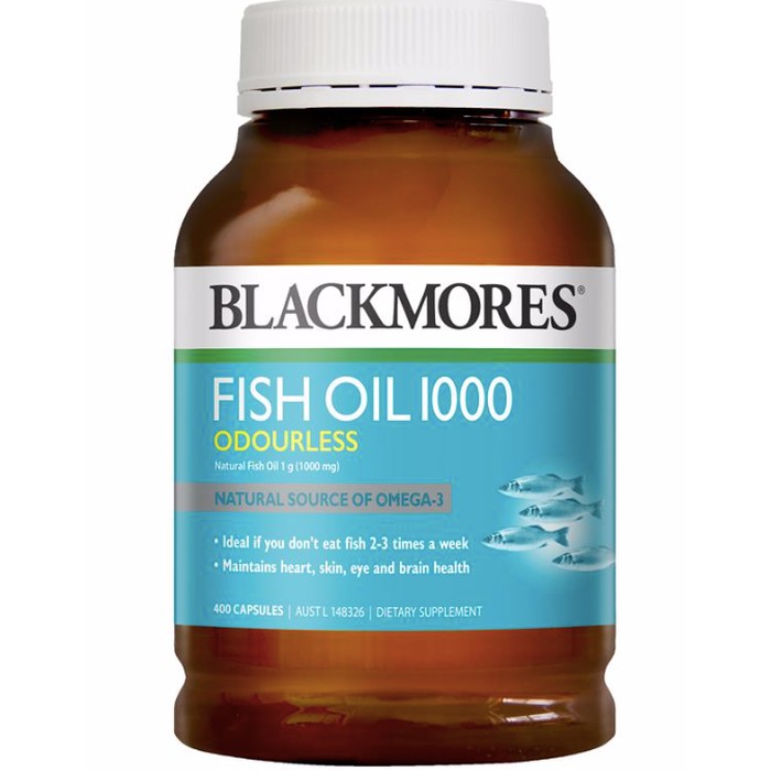 Blackmores Fish Oil 1000 Odourless 400 capsules