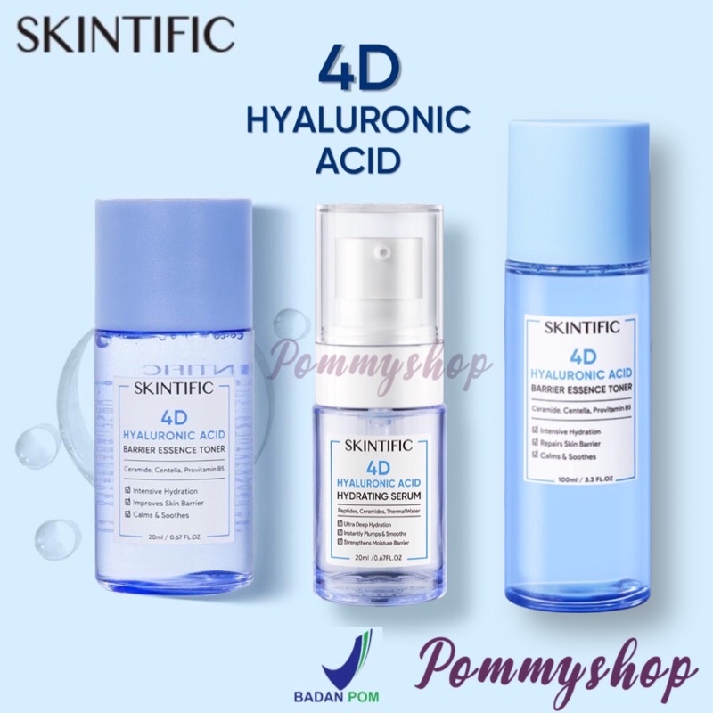 Skintific 4D Hyaluronic Acid Barrier Essence Toner / Acid Hydrating Serum