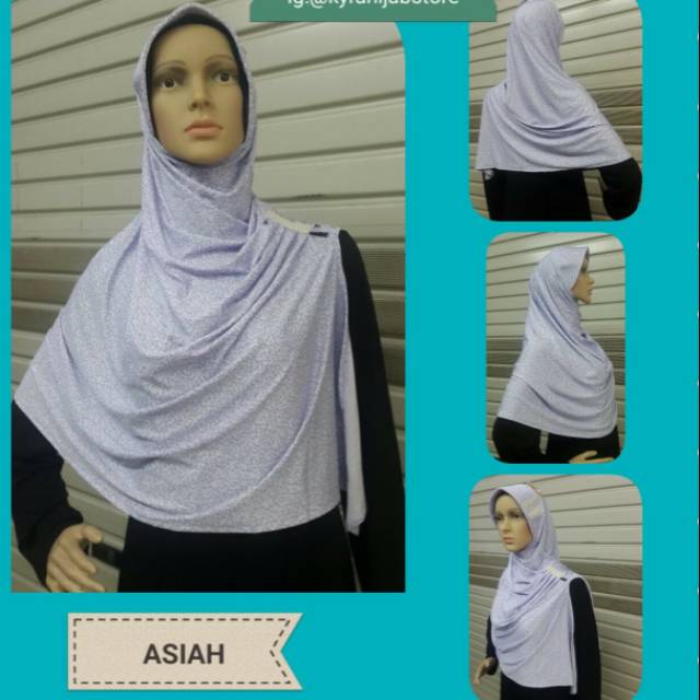 Lulu Hijab Aisyah Motif / Kerudung murah Bandung