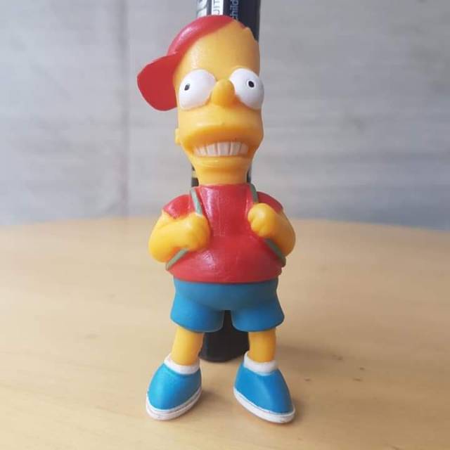 mainan action figure bart simpson tas the simpsons movie tinggi sekita