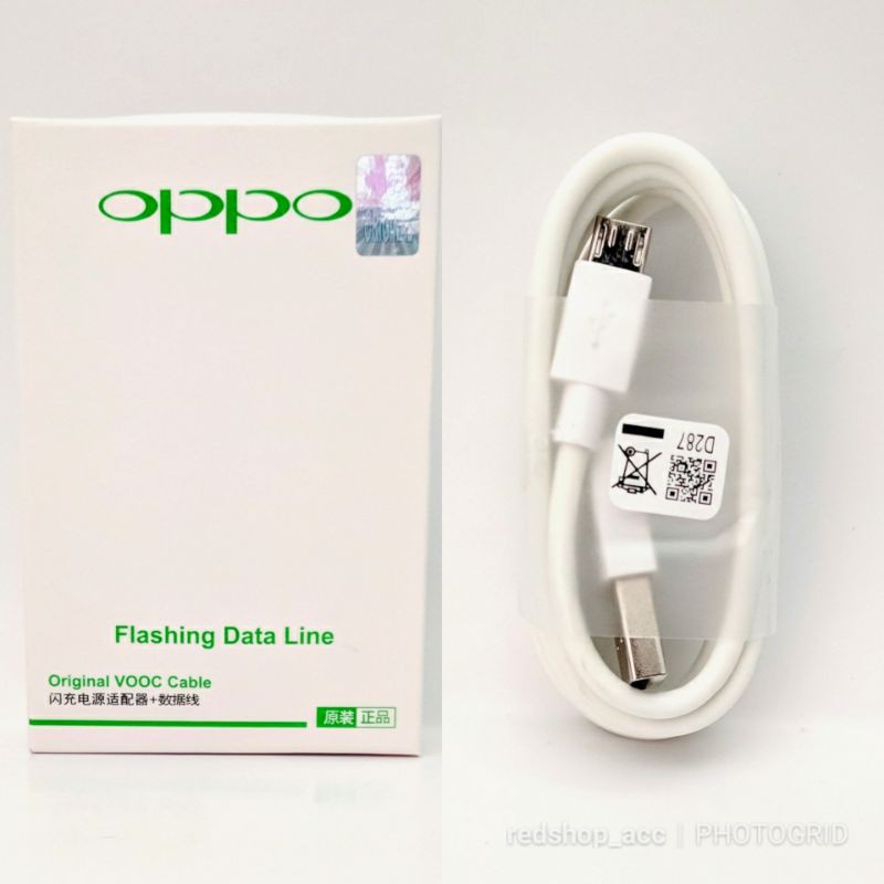 KABEL DATA OPPO 2.A MICRO ORIGINAL 100% - KABEL CHARGER OPPO A37 A39 A57 A71 A83 F1F F1S F5 F7