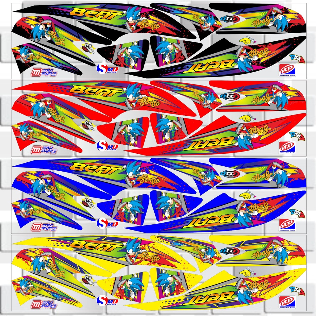 STRIPING VARIASI MOTOR HONDA BEAT POP