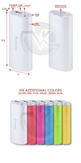 Powerbank Yoobao 5200mAh Magic Wand YB-6012