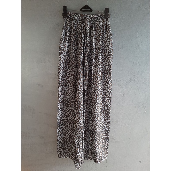 celana kulot jumbo leopard xxl