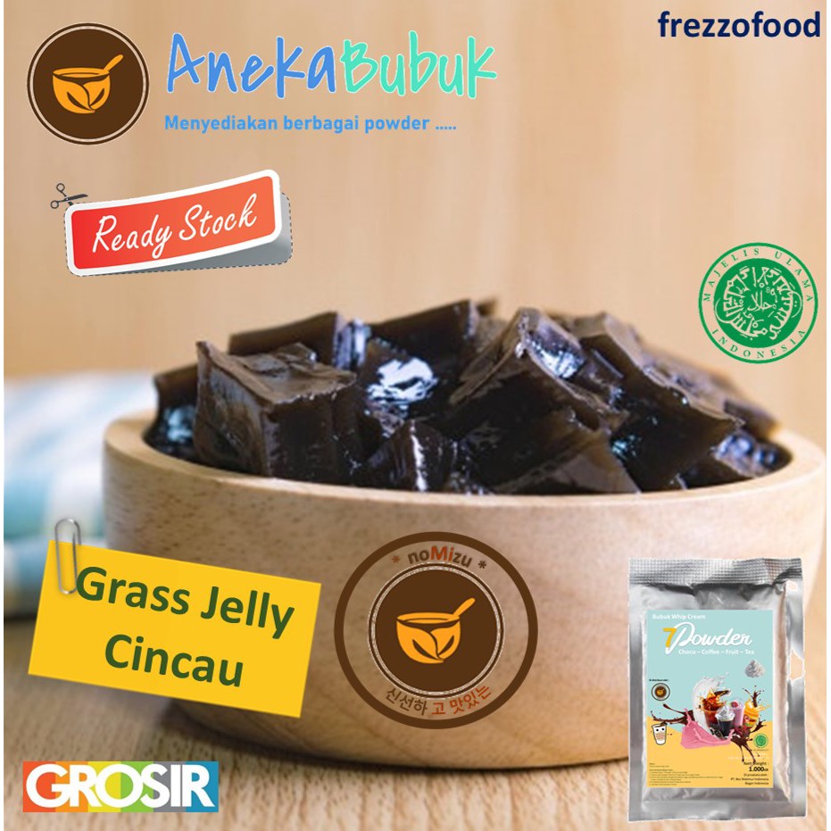 

Bubuk Cincau 1 Kg / Grass Jelly 1 Kg / Bubuk Cappucino Cincau 1 Kg / Cincau Powder / Capcin