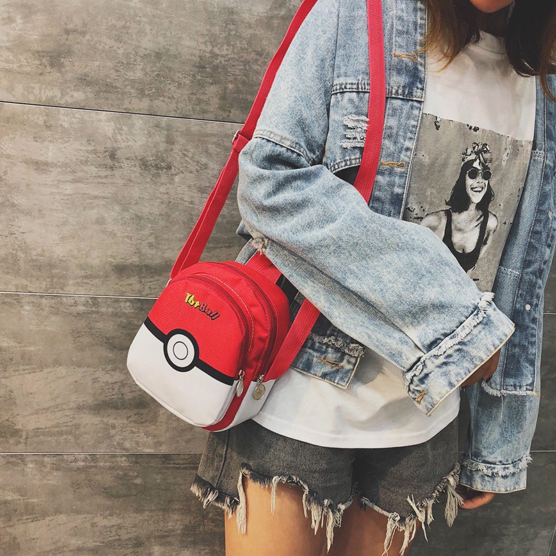 SEPADOO Tas Mini Selempang Pokeball Slingbag Fashion Wanita dan Anak