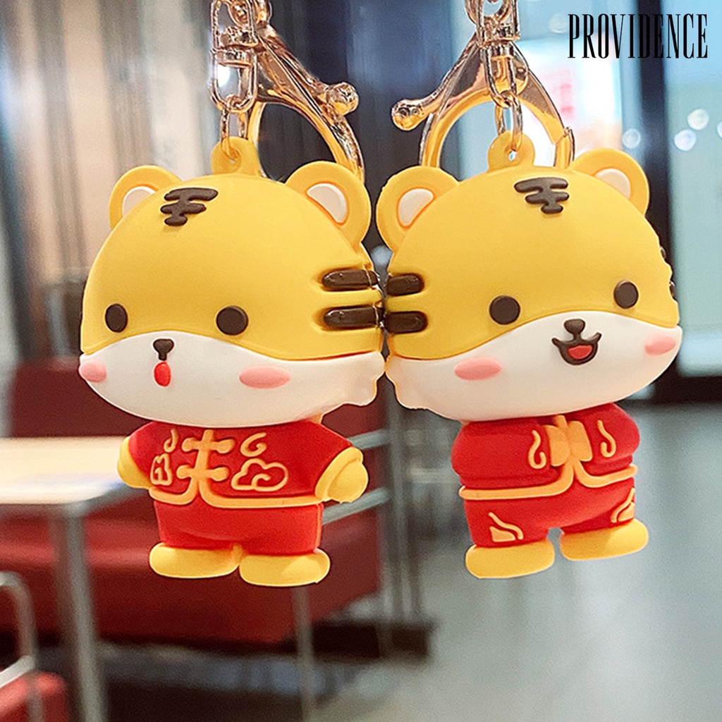 Providence Gantungan Kunci Bentuk Boneka Macan Kartun Bahan Pvc 2022