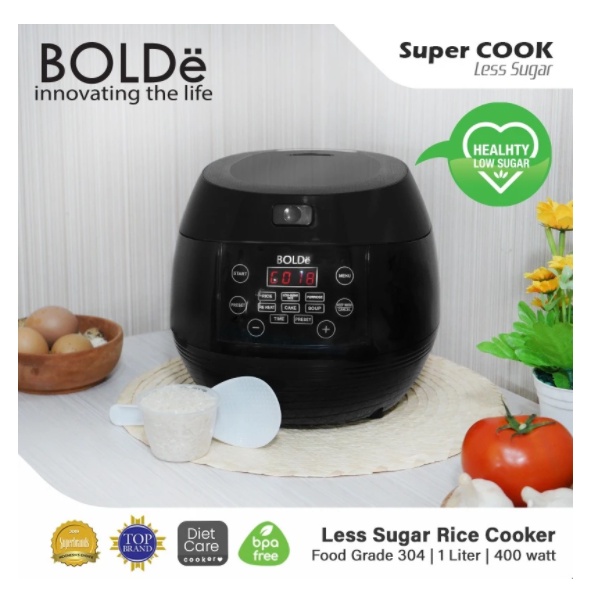 bolde super cook less sugar 1 liter Low Carbo 400 Watt