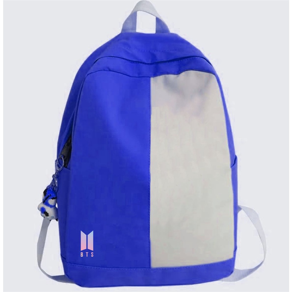 PVJ Tas Sekolah Korean Style Ransel BTS Simpel Kekinian