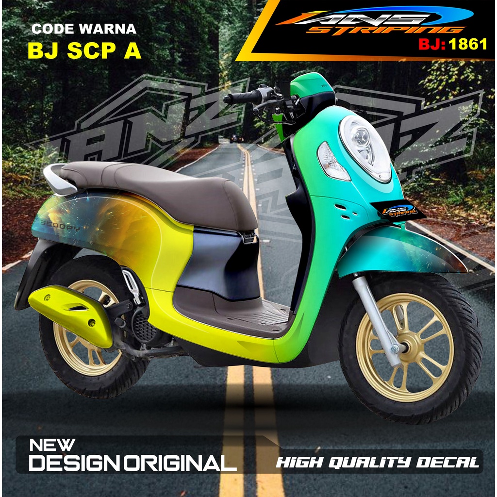 STICKER VARIASI FULL BODY SCOOPY / STICKER ALL NEW SCOOPY / STIKER FULL BODY SCOOPY TERMURAH / STIKER MOTOR SCOOPY / STIKER MOTOR