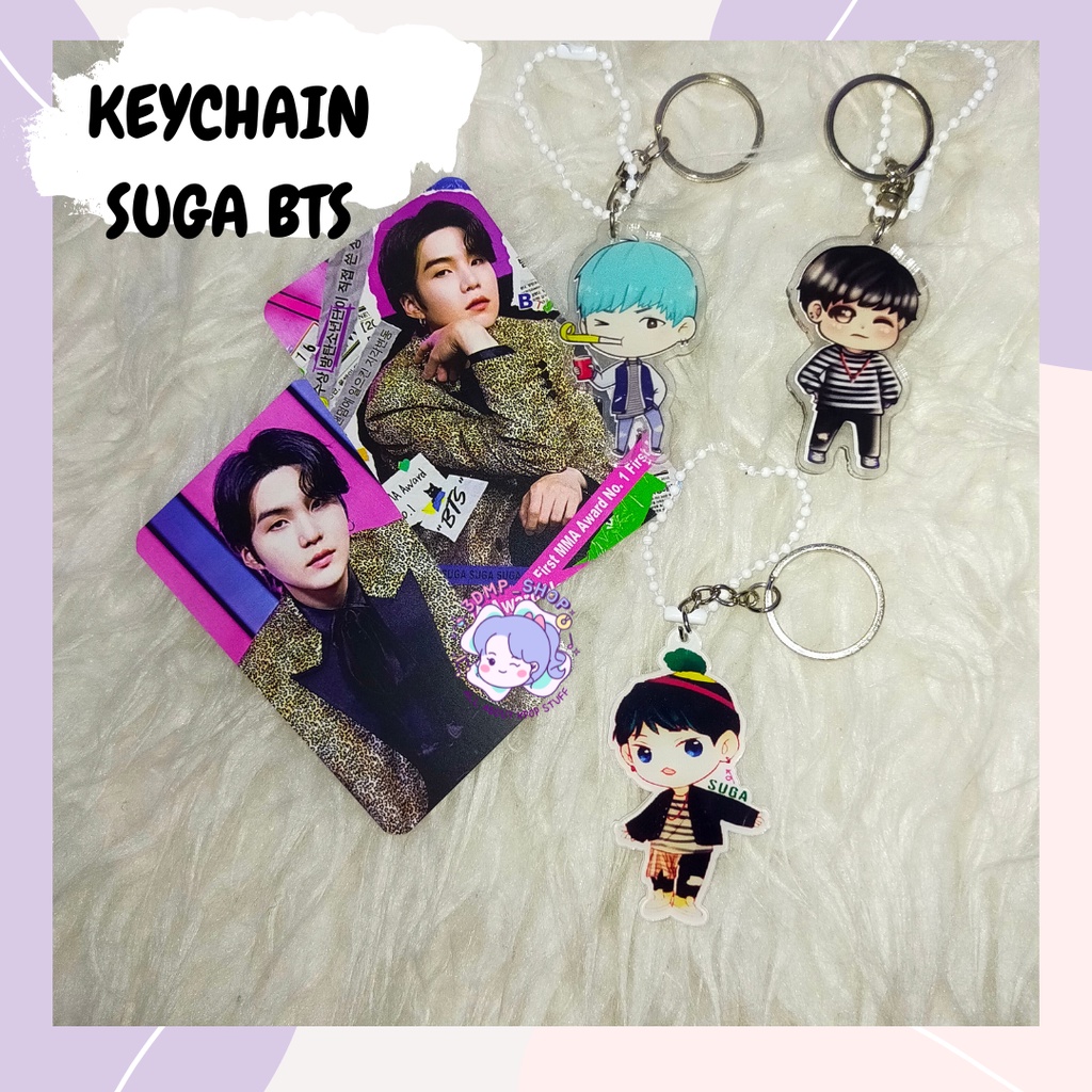 GANTUNGAN KUNCI GANCI KEYCHAIN BTS MEMBER