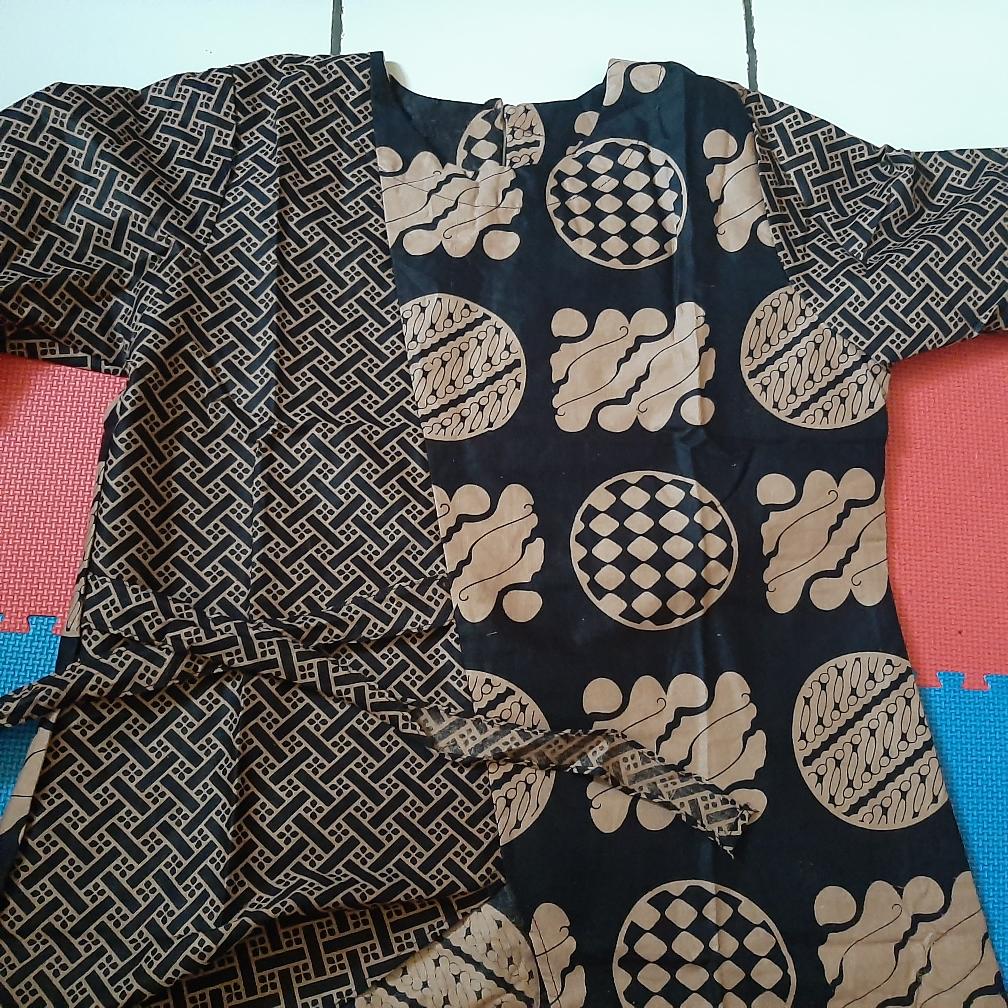 Blouse Batik Wanita Tali Samping | Baju Batik Kantoran | Blouse Ziggy Tali