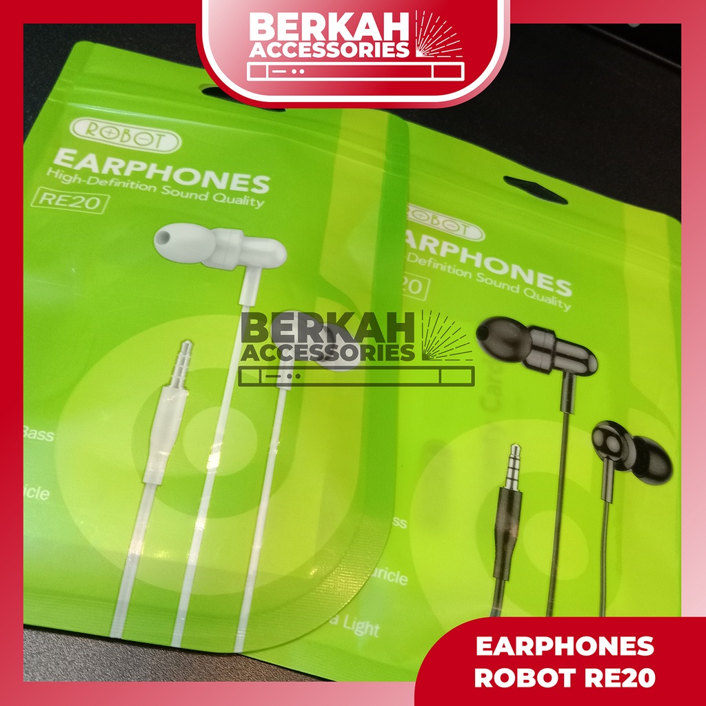 HEADSET ROBOT RE20 BASS FULL/EARPHONE ROBOT RE20