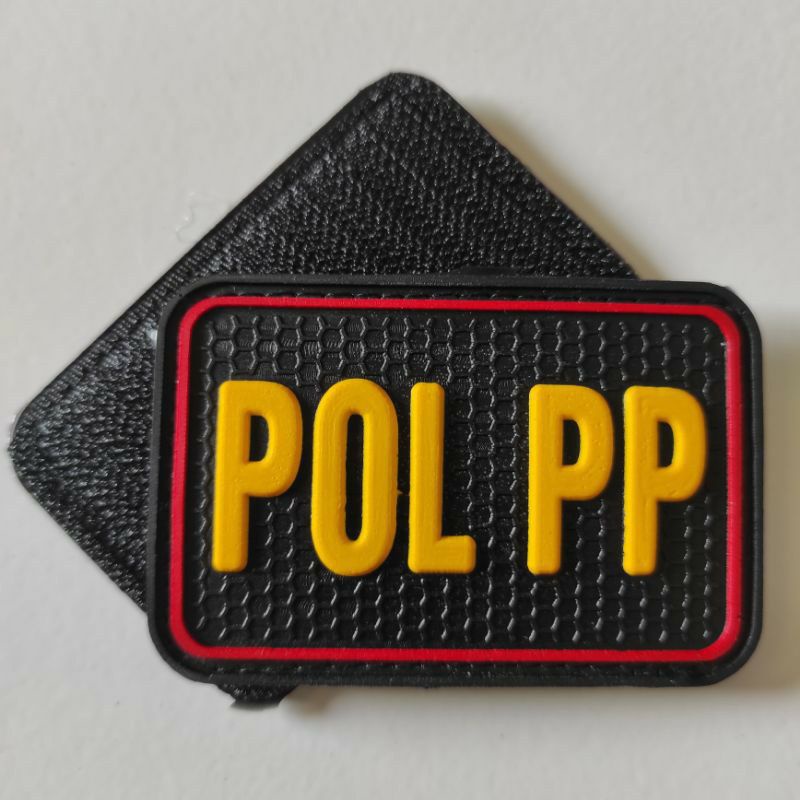 emblem patch rubber satpol PP