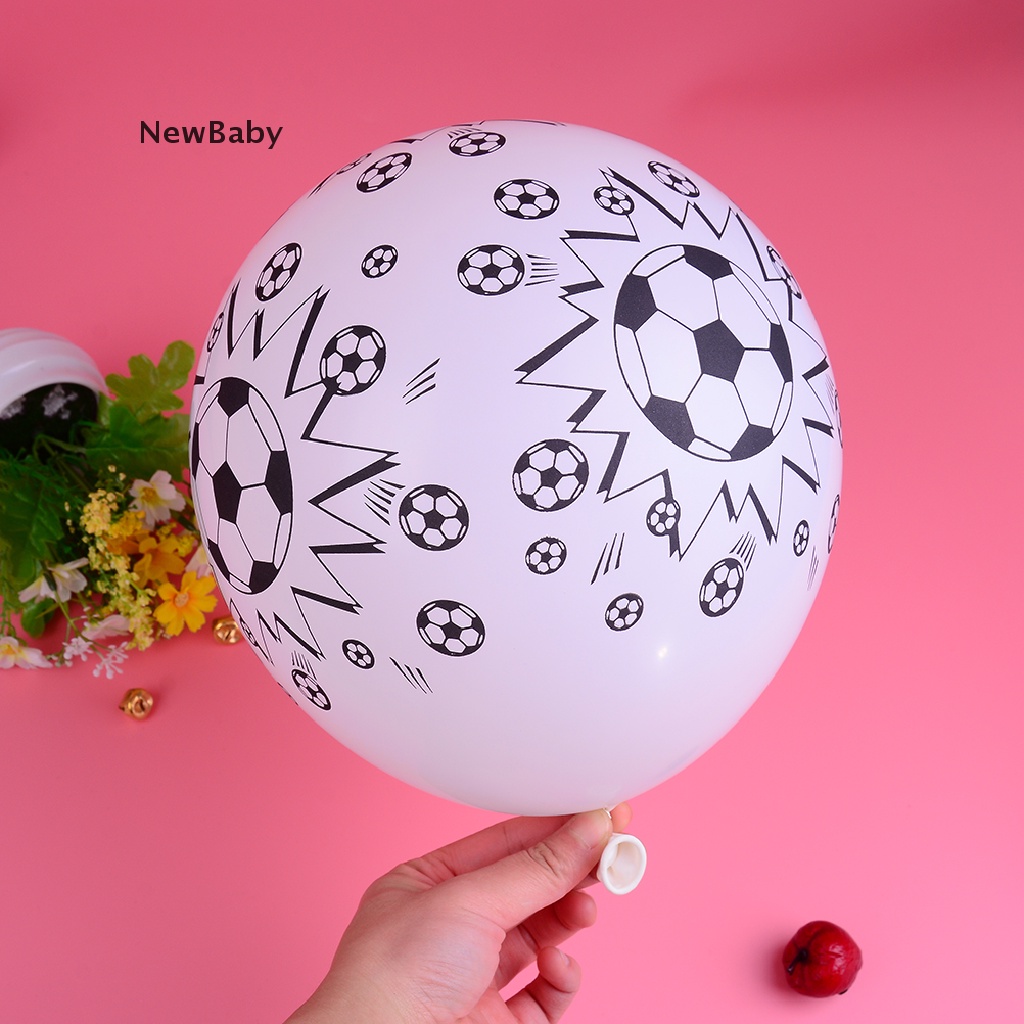 Balon latex Bentuk Bola Sepak Ukuran 10x12 &quot;Untuk Dekorasi