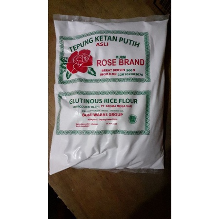 

Tepung Ketan Putih Rose Brand 500g Asli