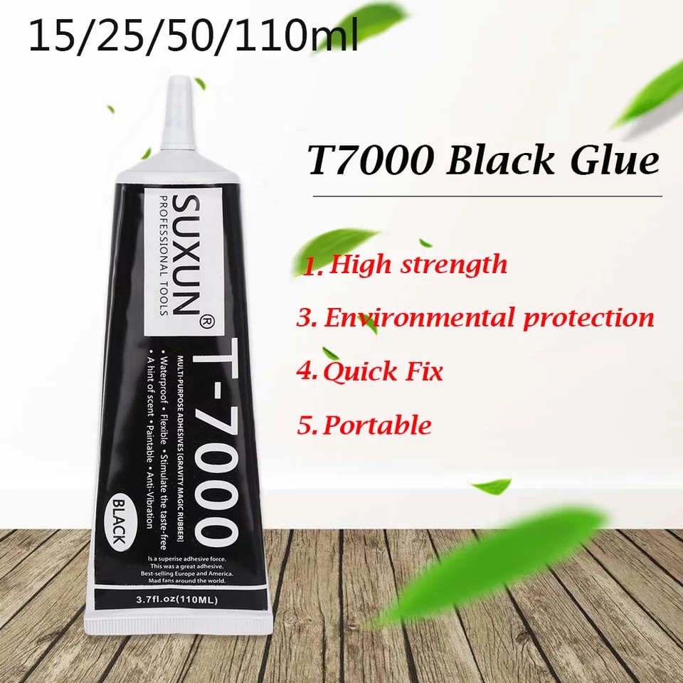 Silvertech Lem Hitam LCD T7000 100% original - Lem Hitam - lem hp - lem touchscreen Perlengkapan Service