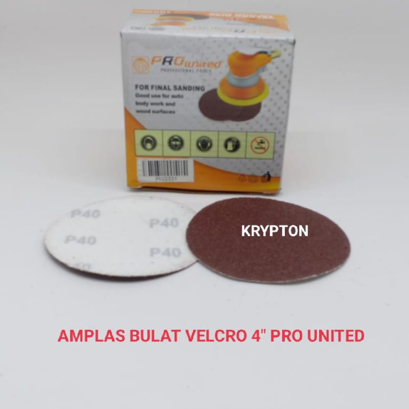 AMPLAS VELCRO 4&quot; BEST QUALITY PRO UNITED / 3S