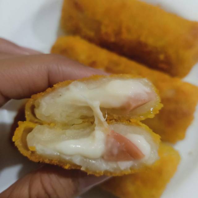 

Risloes ayam mozzarela, super melted