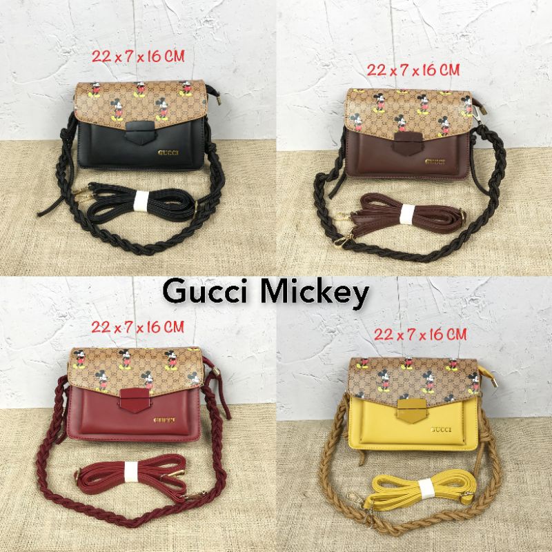 Tas Selempang Import Wanita Gucci Mickey