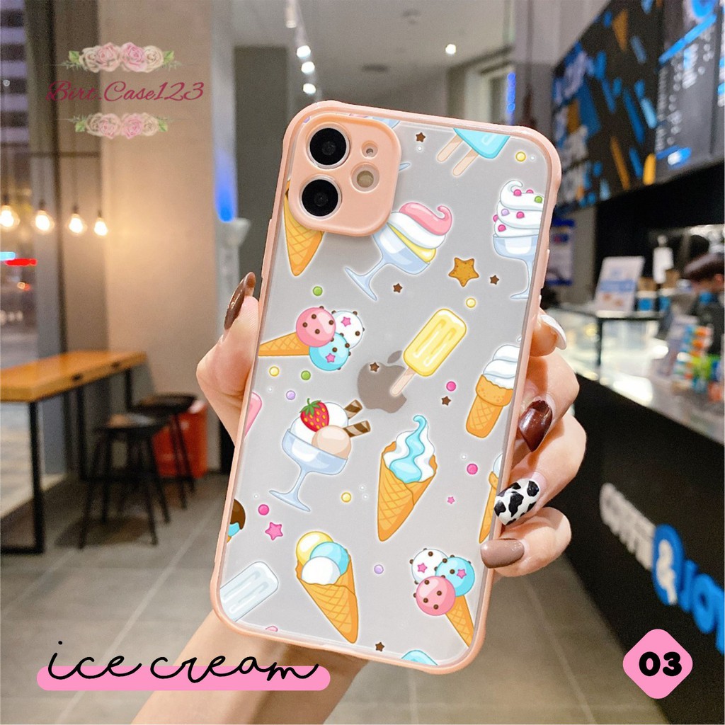 Softcase choice ICE CREAM Realme C1 C2 C3 2 5 5i 5S 2 6 7 C17 7i C11 C12 C15 NARZO 20 PRO BC1952