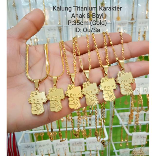 Kalung titanium anak