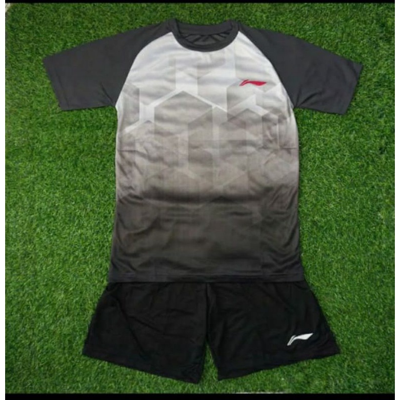 stelan badminton jersey bulutangkis anak