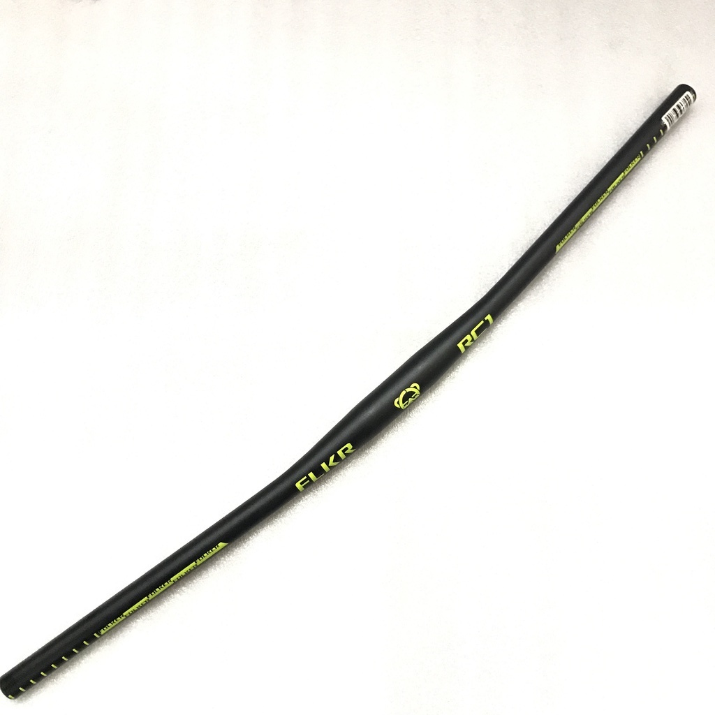 Stang Sepeda Folker Flat Bar FLKR RC1 31.8 800mm Black Green HandleBar MTB